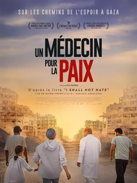 Ciné débat "Un médecin pour la paix" le mardi 6 janvier 2026 à 20h30